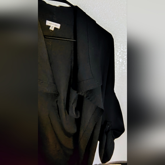 Max Studio Drape Collared Jacket - Picture 2 of 3